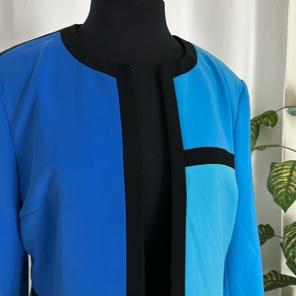 Studio G Color-block Blazer Jacket Size 12 - Picture 5 of 10